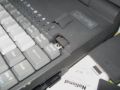 Screws holding the keyboard